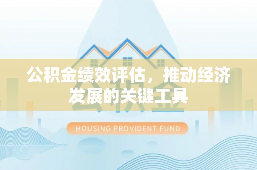 响水公积金绩效评估，推动经济发展的关键工具