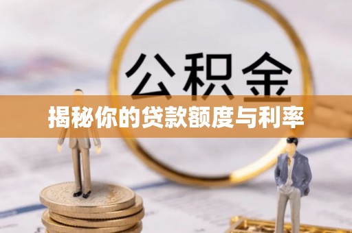 响水揭秘你的贷款额度与利率