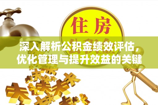 响水深入解析公积金绩效评估，优化管理与提升效益的关键路径