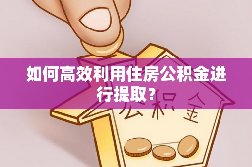 响水如何高效利用住房公积金进行提取？