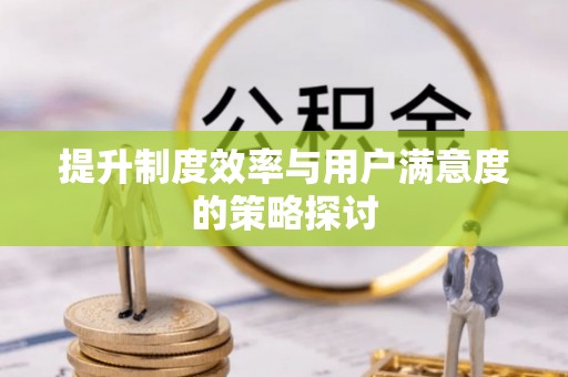 响水提升制度效率与用户满意度的策略探讨
